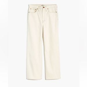 Madewell Slim Wide-Leg Jeans in Cloud Lining